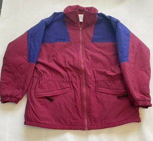 Vintage 80s 90s COLUMBIA winter jacket L Radial Sleeve purple pink Vtg